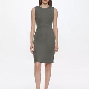Calvin Klein Grey Midi Dress